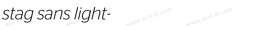 stag sans light字体转换 stag sans light字体转换